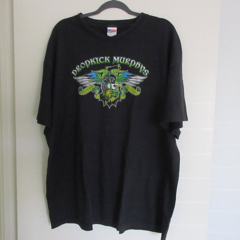 VTG 2007 DROPKICK MURPHYS World Tour 2007 St. Patrick's Day T-Shirt Men's 2XL